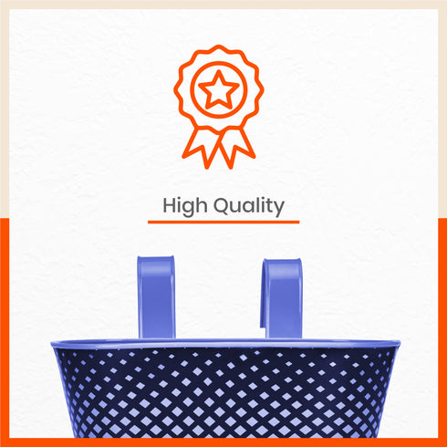 DIA Hanging Metal Pot Holders / Planters for Home / Balcony / Garden | Lavender - Set of 5